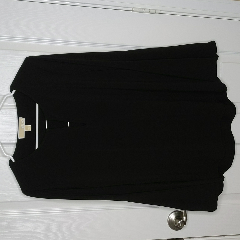Michael Kors Bell Sleeve Top with Keyhole neckline